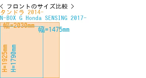 #タンドラ 2014- + N-BOX G Honda SENSING 2017-